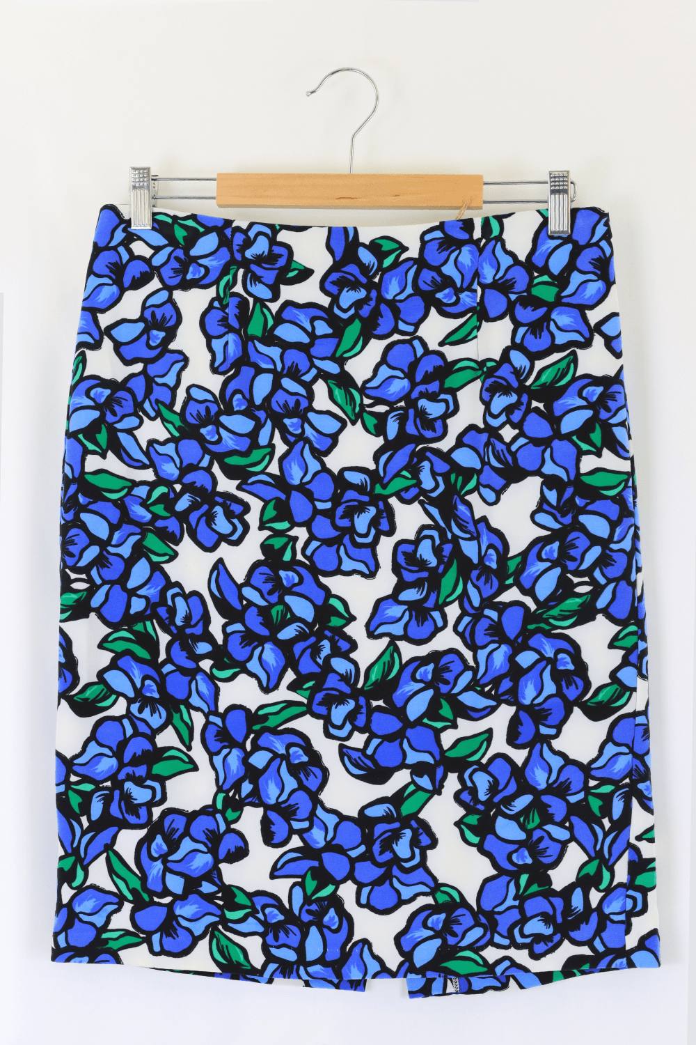 Diana Ferrari  Green And Blue Floral Skirt 10