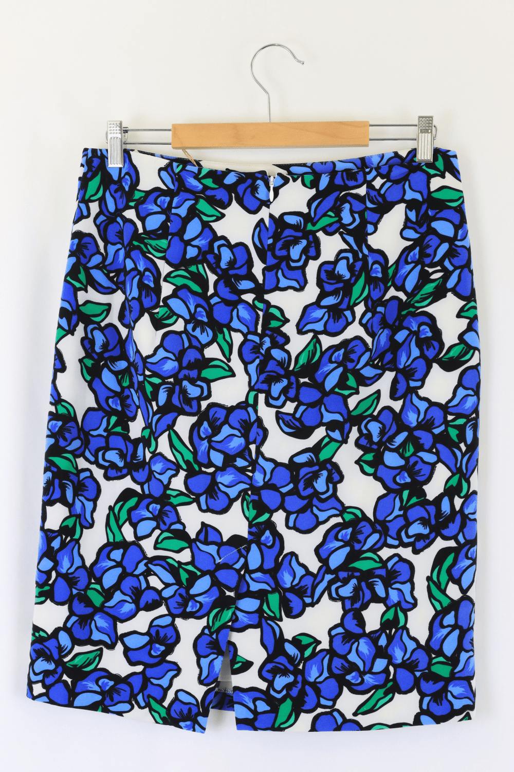 Diana Ferrari  Green And Blue Floral Skirt 10