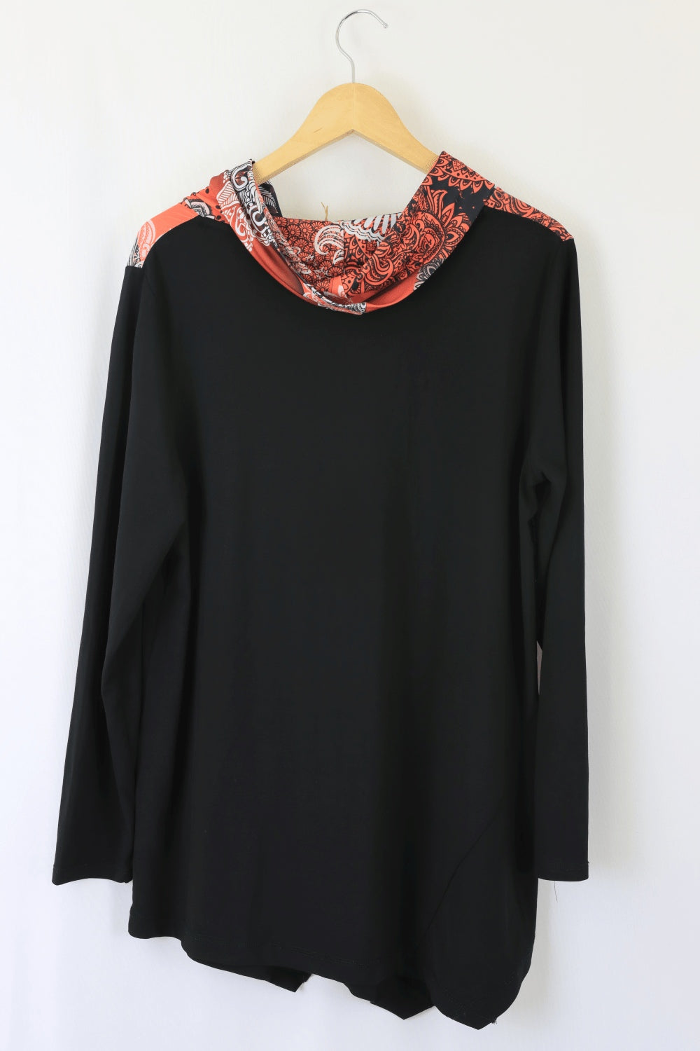 W Lane Red And Orange Long Sleeve Top L
