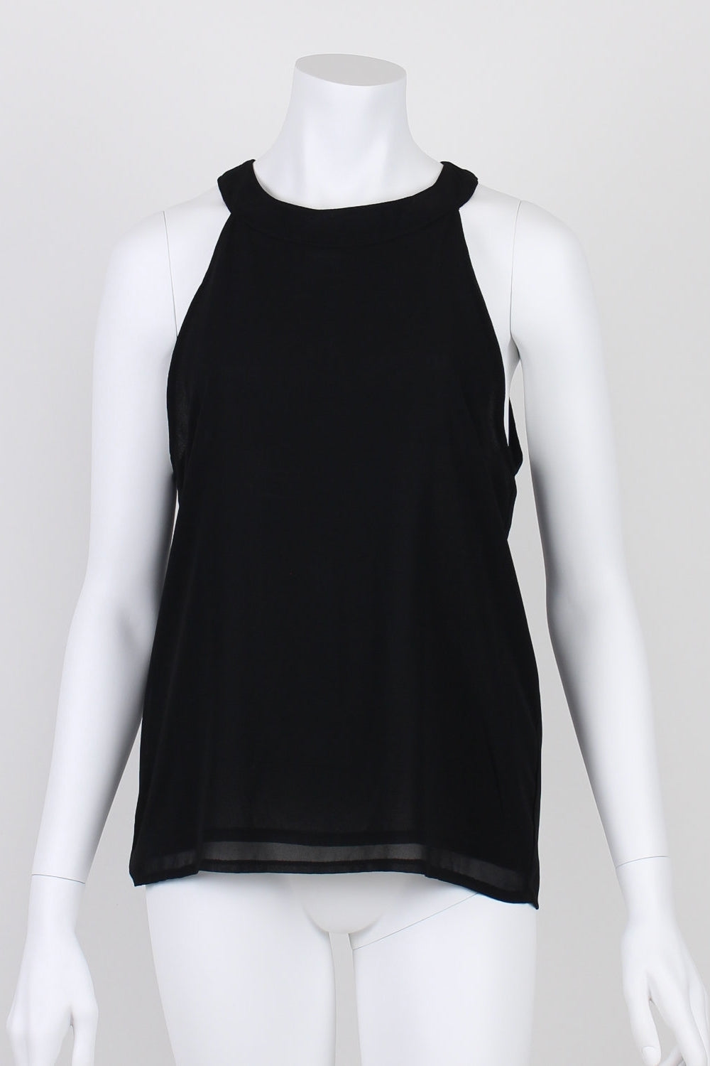 Rosebullet Black Sleeveless Sheer Shirt 12