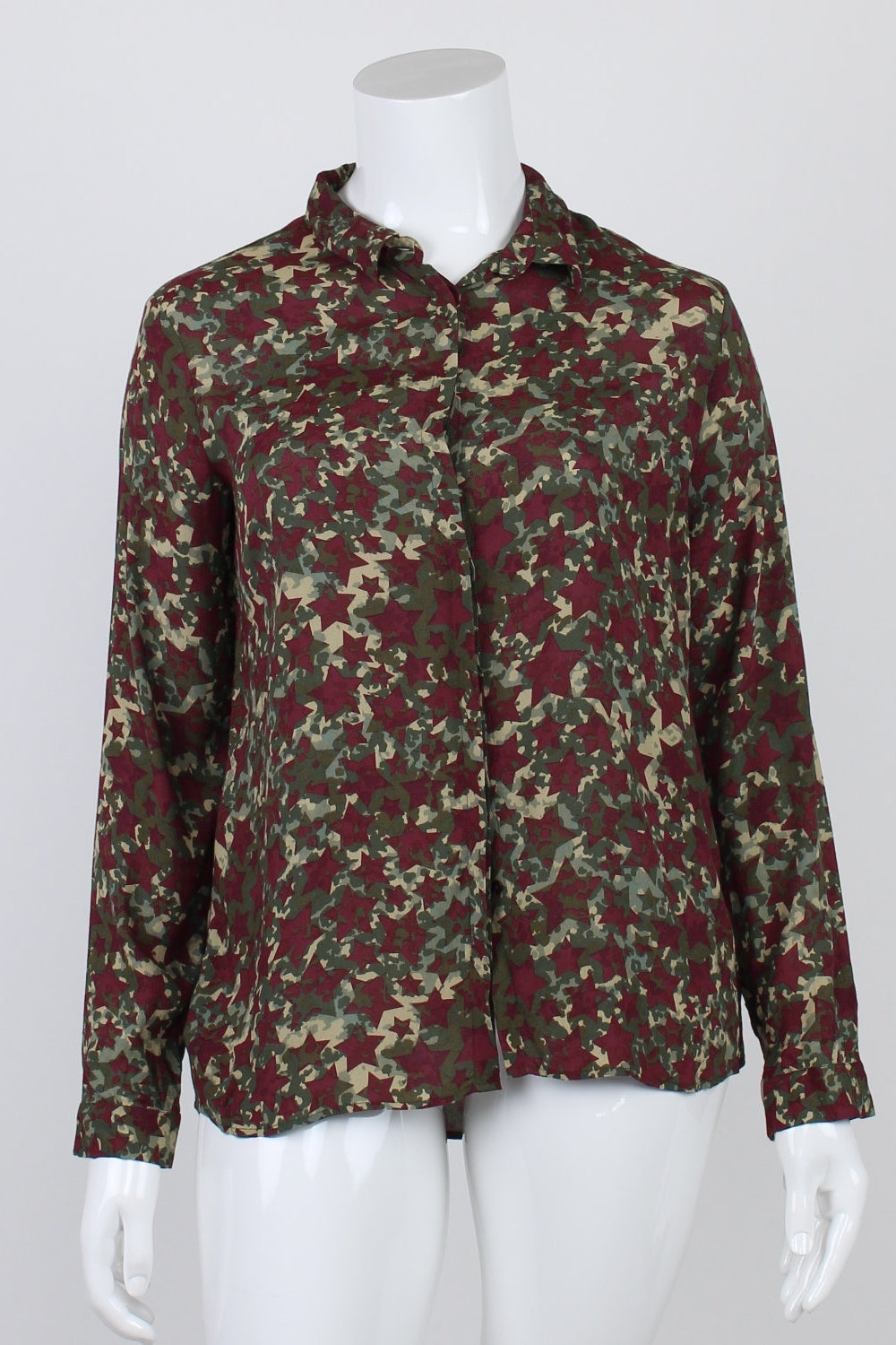 Rich &amp; Royal Patterned Button-Up Shirt L