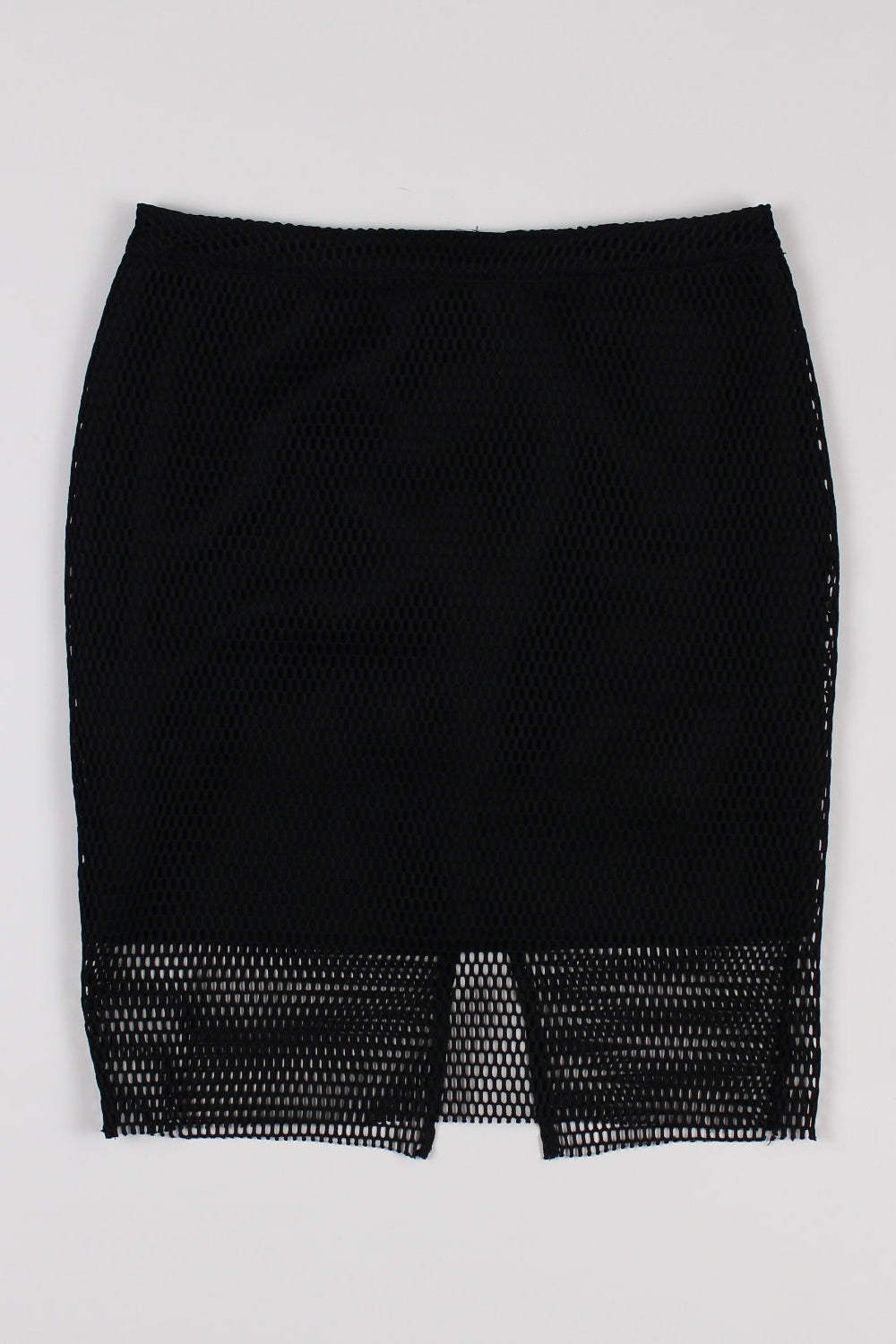 H&amp;M Black Mesh Skirt 10