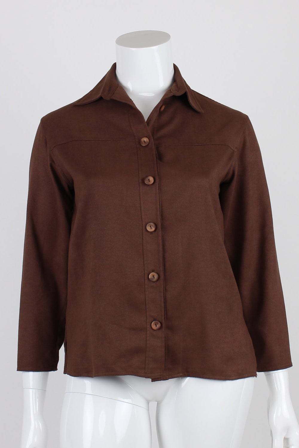 Ramiami Brown Button Front Jacket 18