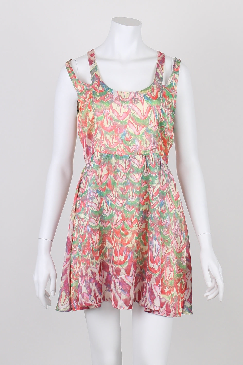 Lola Vs Harper Patterned Sleeveless Dress 8