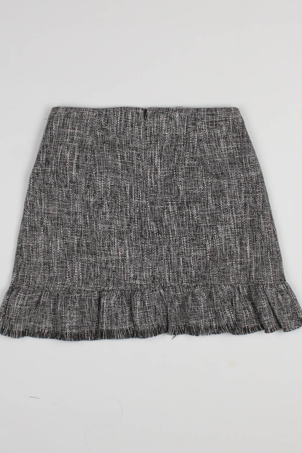 Rosebullet Grey Frayed Hem Skirt 10