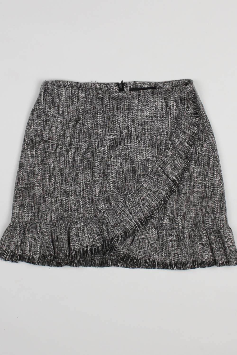 Rosebullet Grey Frayed Hem Skirt 10