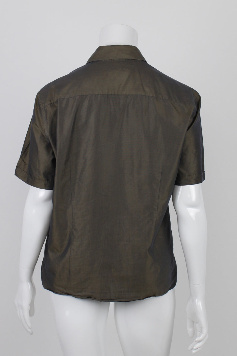 Armani Exchange Green Short Sleeve Button-Up Shirt XL