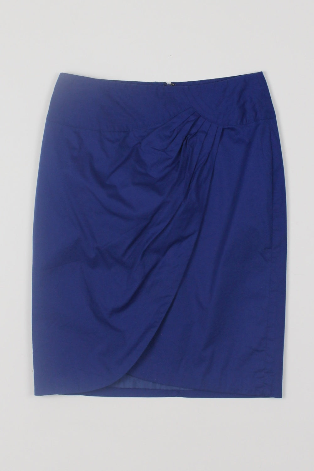Sportsgirl Blue Wrap Front Skirt 8
