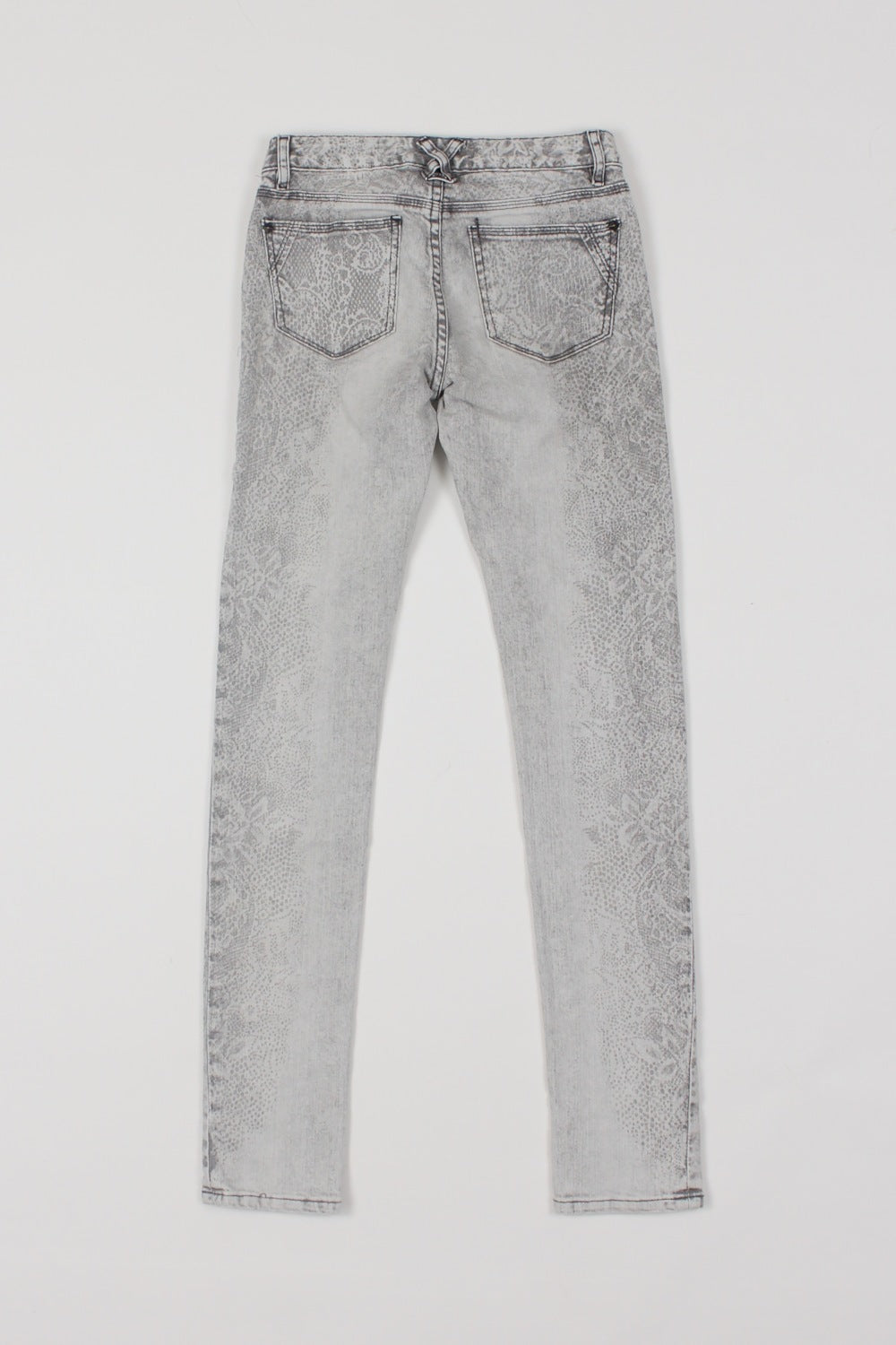 Jeanswest Grey Patterned Super Skinny Jeans AU 7 / 25