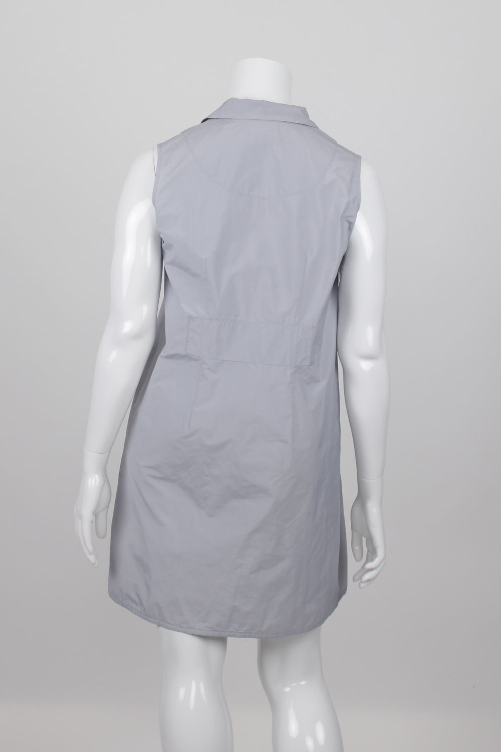 The Ark Grey Sleeveless Button Front Tunic L