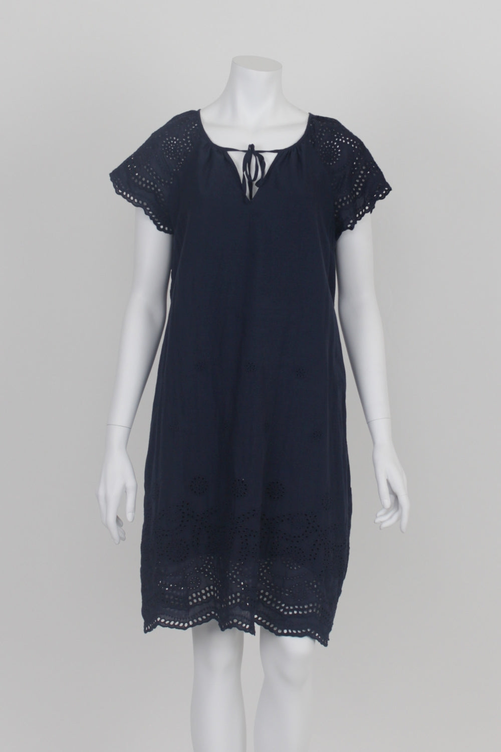 Sussan Navy Hole Detail Dress 10