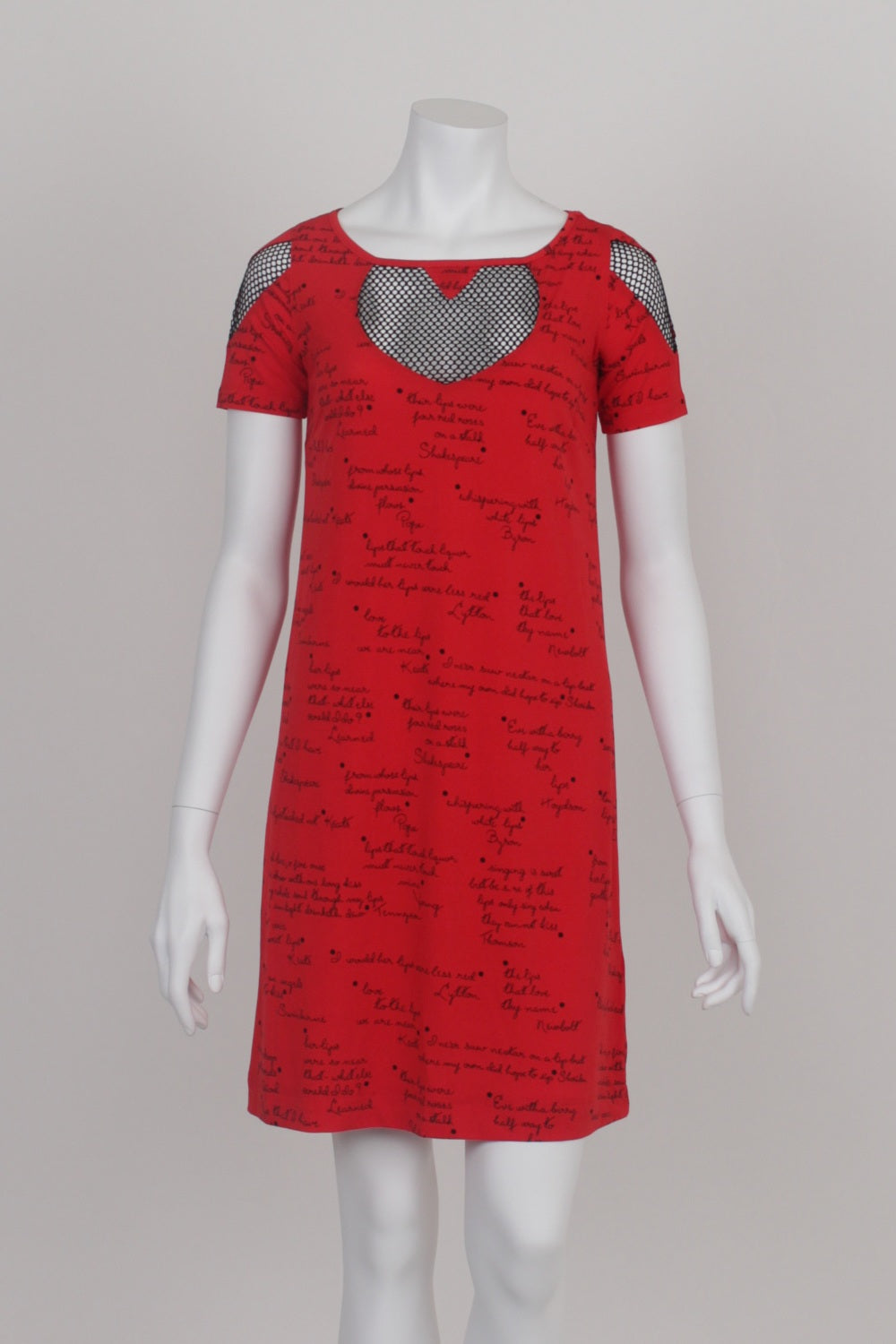Leona Edmiston Red Patterned Dress XXS