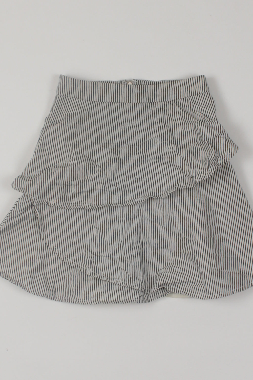 Kookai Black And White Striped Mini Skirt 6