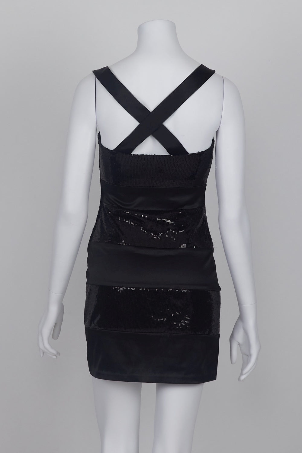Bardot Black Sequin Detail Dress 8