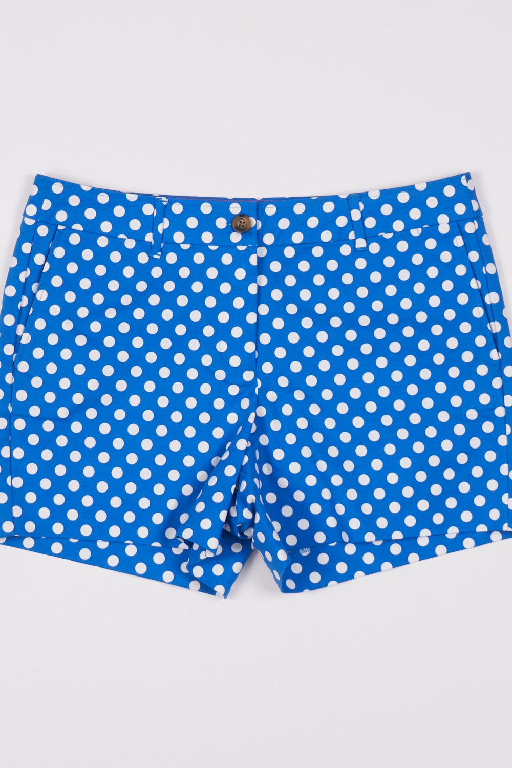 Boden Blue And White Polka Dot Shorts 12