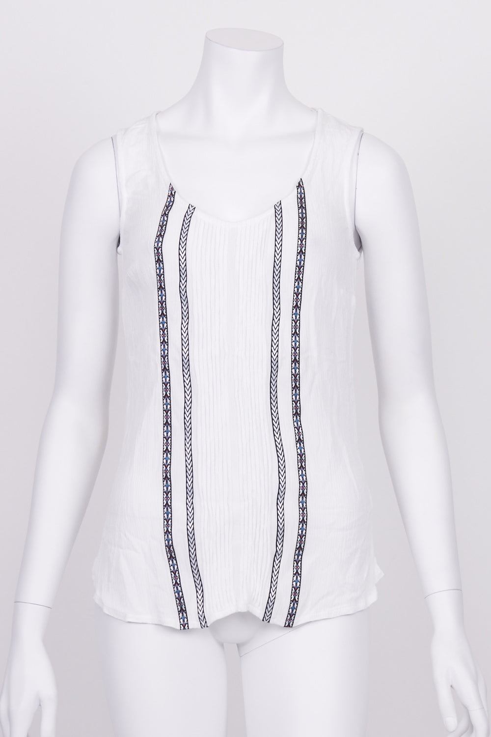 Jeanswest White Sleeveless Top 8