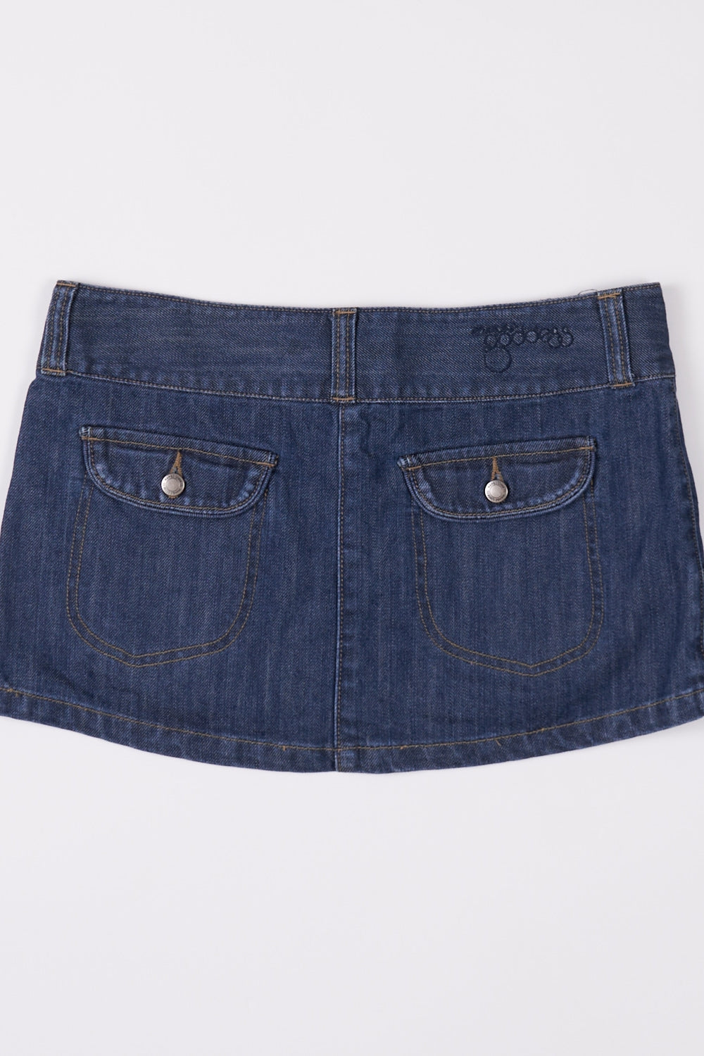 Mambo Goddess Blue Denim Mini Skirt 8