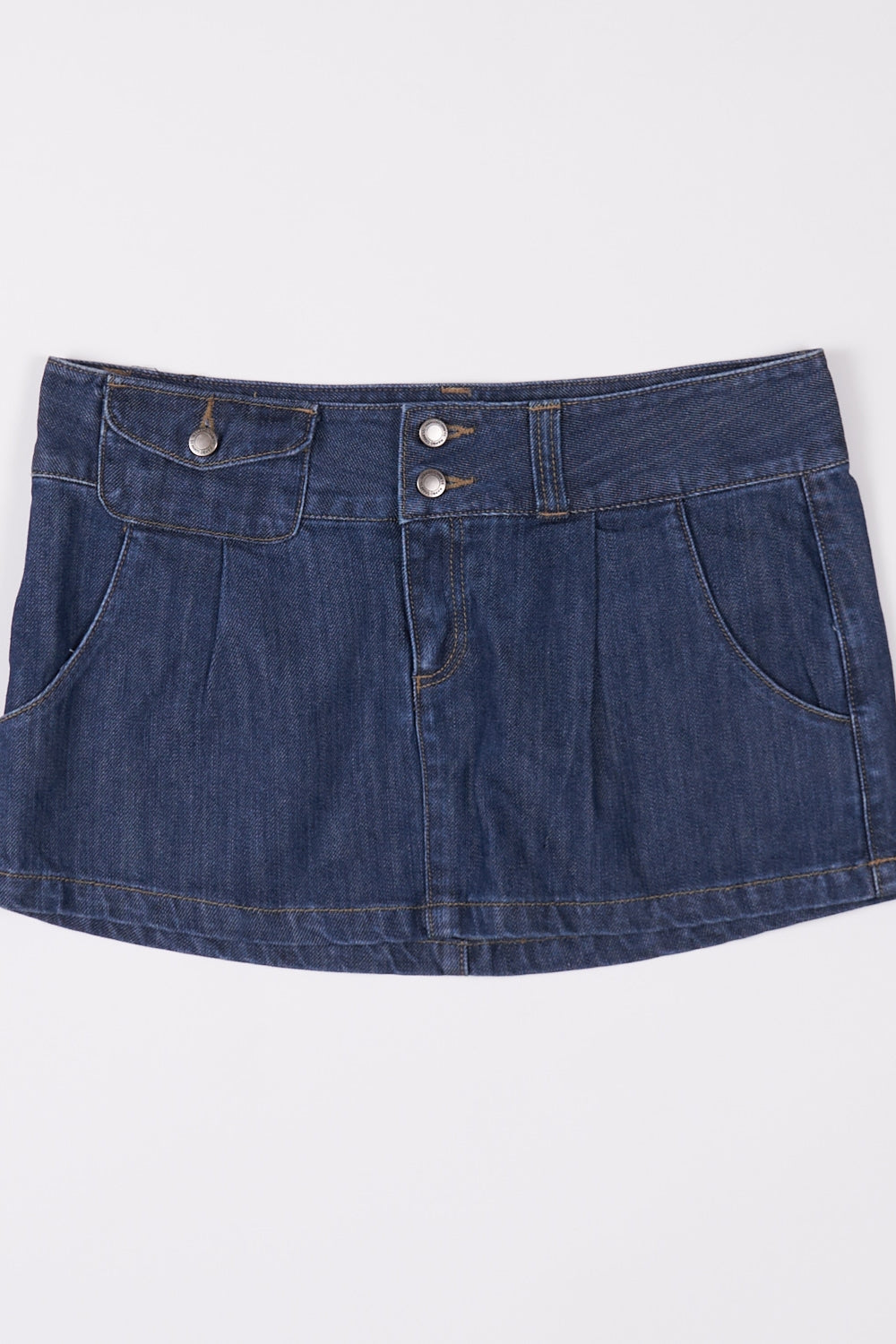 Mambo Goddess Blue Denim Mini Skirt 8