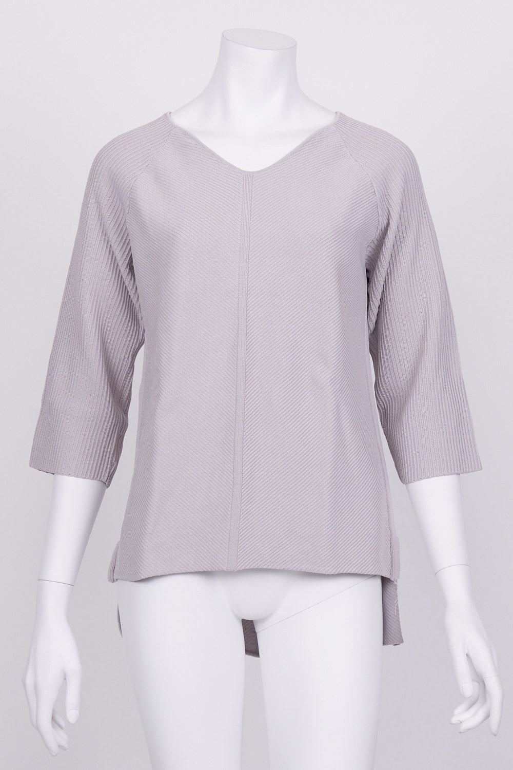 Nikel And Sole Grey Knit Top XS