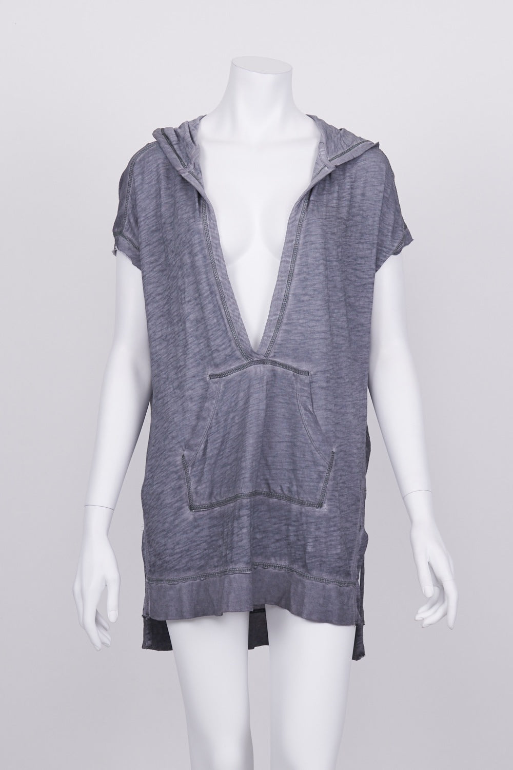 Jac &amp; Mooki Grey Hooded Top XS