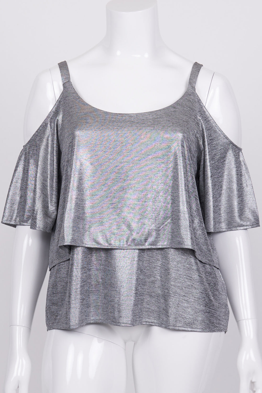 Grace Hill Silver Layer Top 14