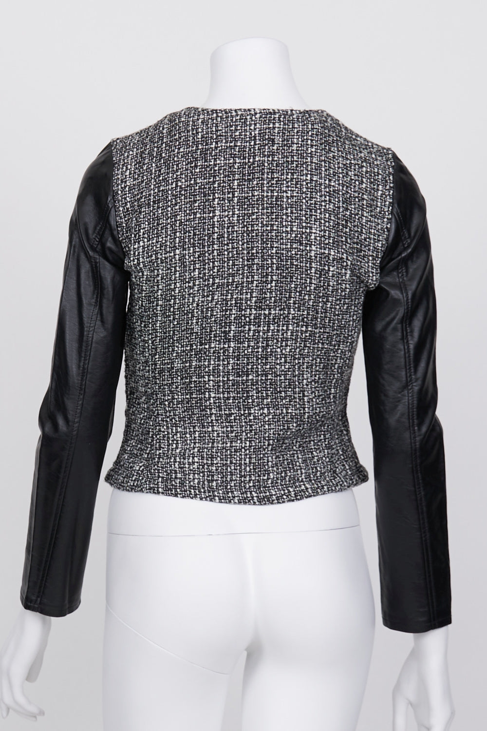 H&amp;M Black And White Patterned Jacket 4