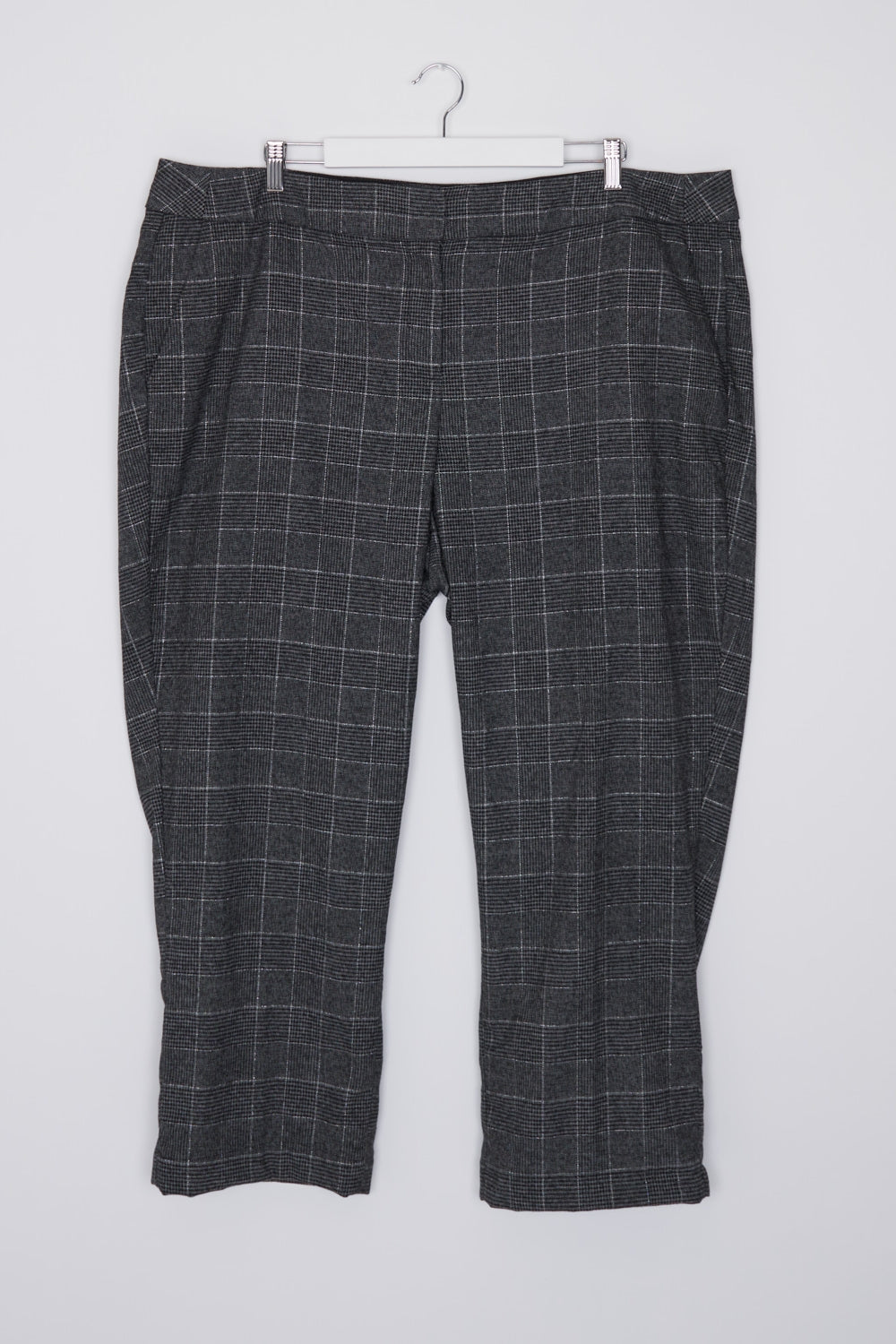 Lane Bryant Grey Plaid Pants 20