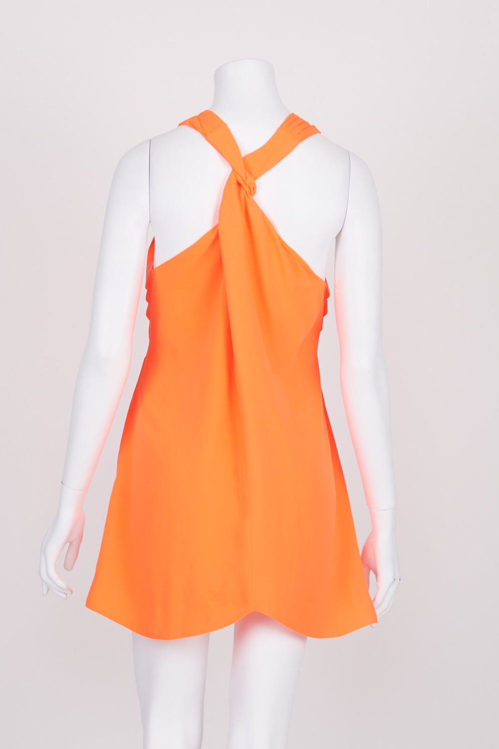 Cameo Orange Sleeveless Dress XS