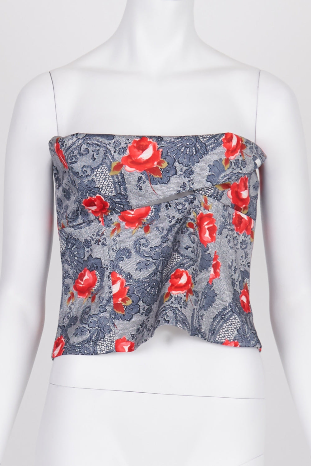Harry Who Floral Strapless Top 12