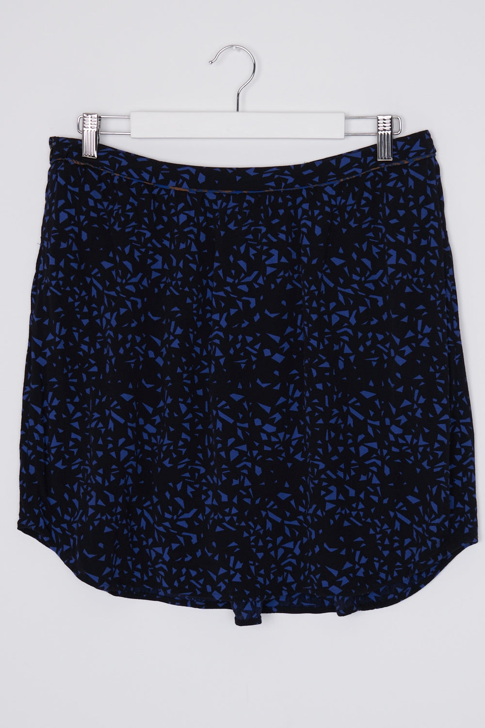 Comptoir Des Cotonniers Black And Blue Patterned Skirt 14