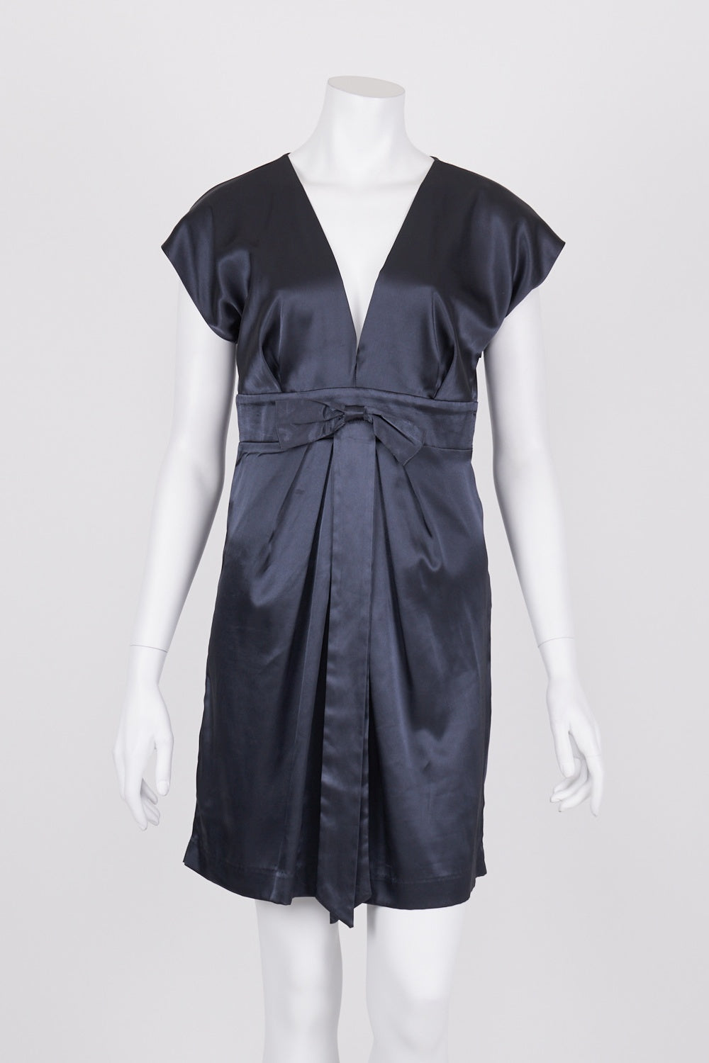 Cooper St Bow Front Satin Dress 12