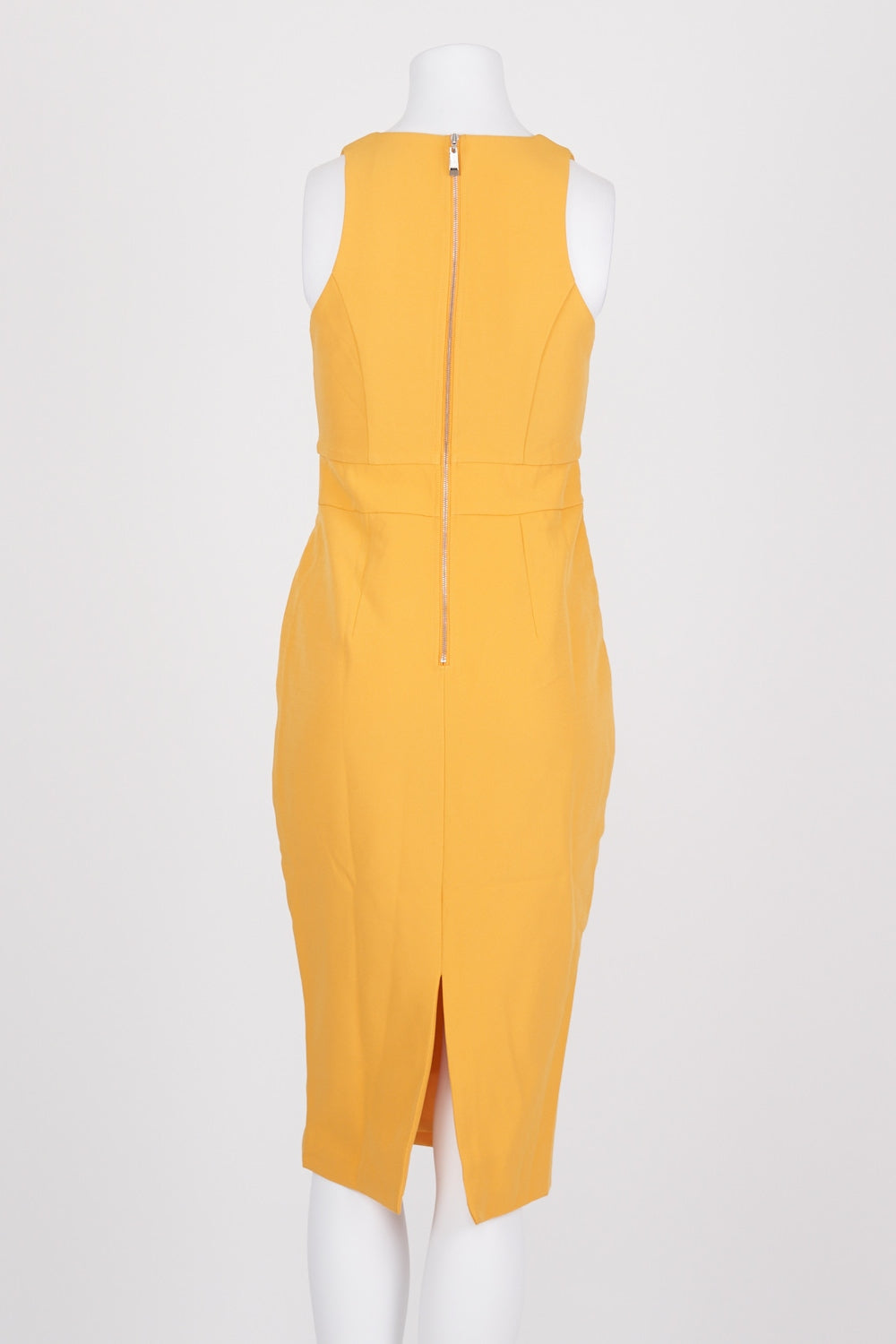 Premonition Mustard Sleeveless Midi Dress 8