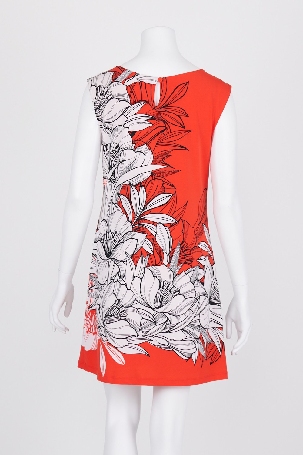 Stella Red And White Floral Dress 10