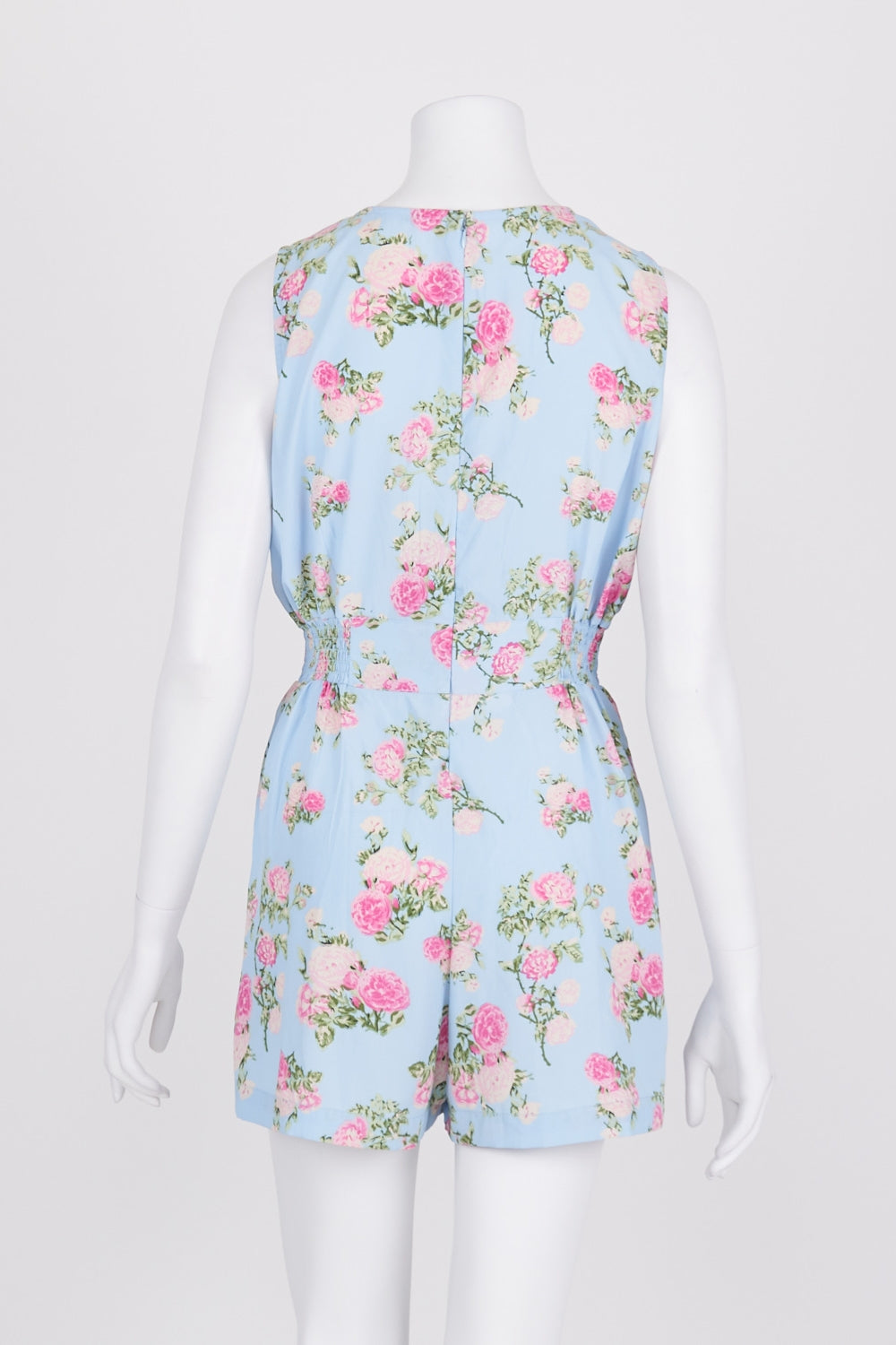 O&#39;Neill Blue Floral Sleeveless Playsuit 8