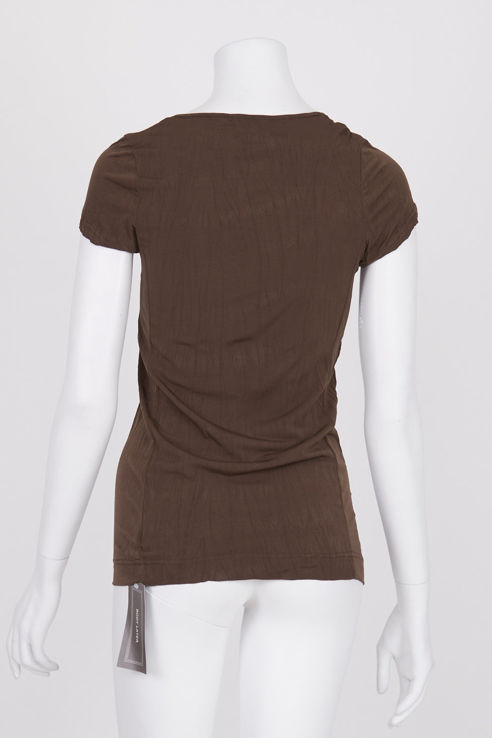 Body Layer Brown Short Sleeve Top 8