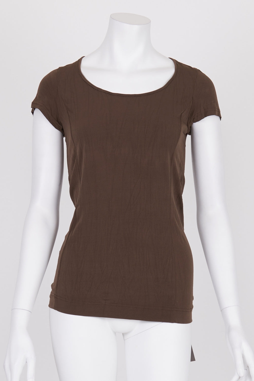 Body Layer Brown Short Sleeve Top 8
