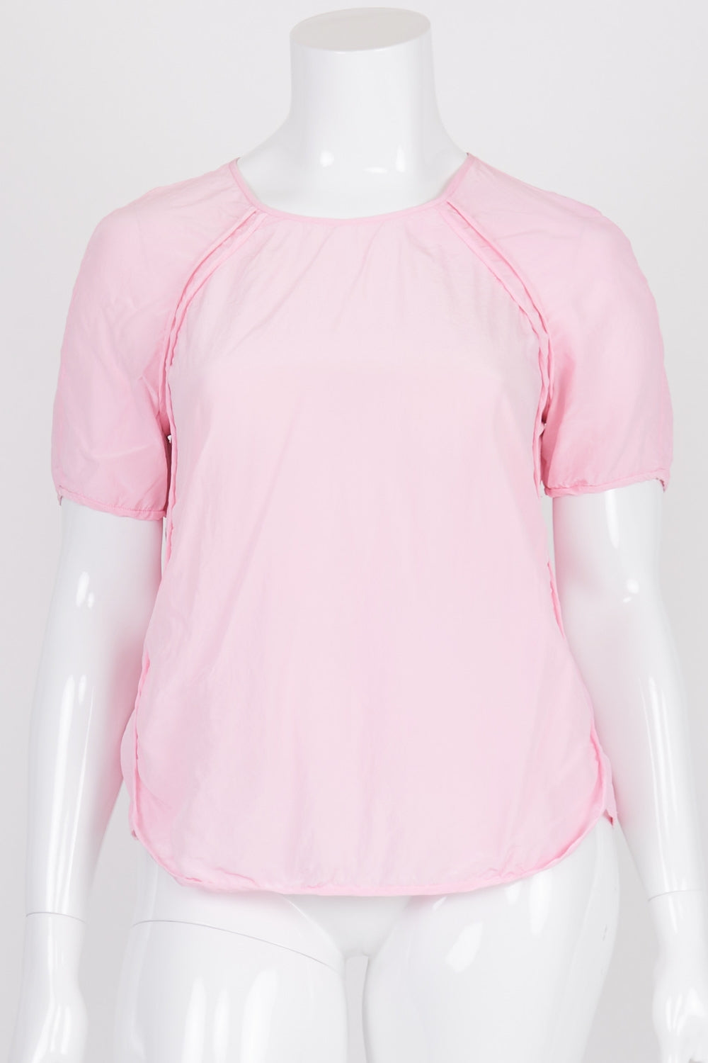 Country Road Pink Silk Top XL