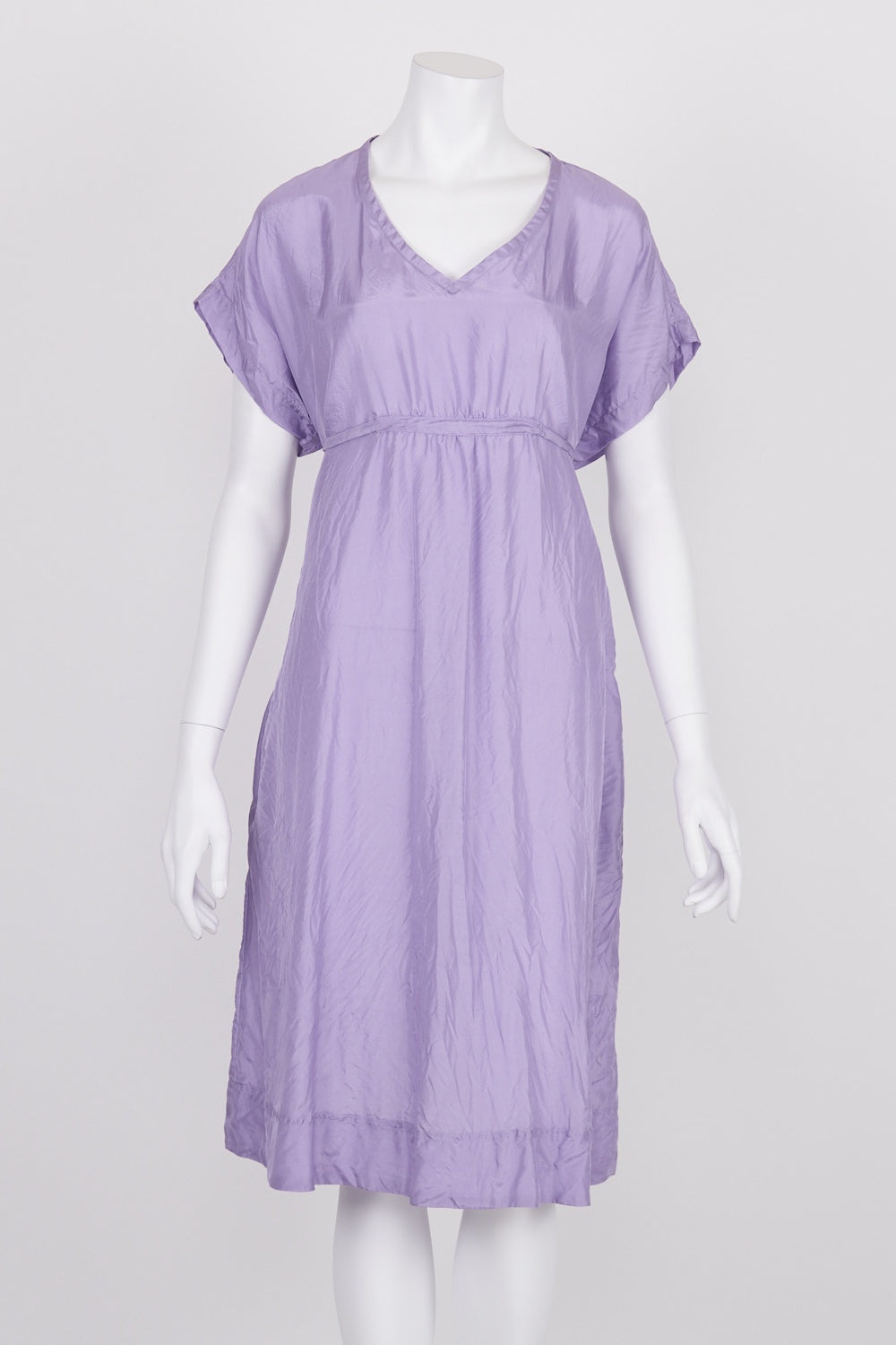 Laura Ashley Purple Midi Dress 10