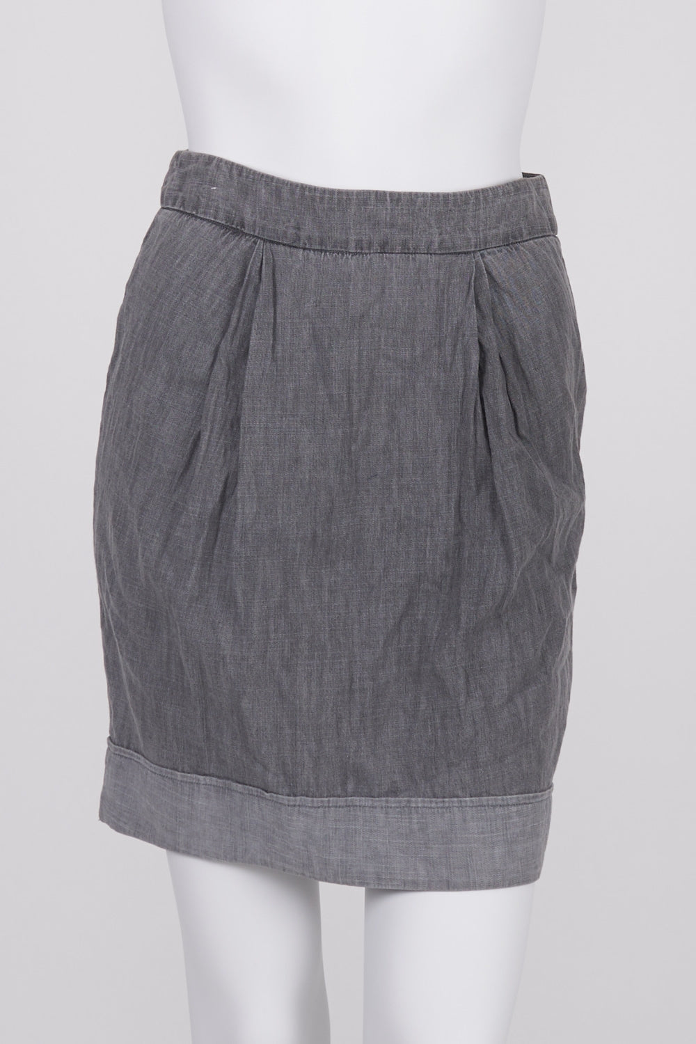 Witchery Grey Denim Skirt 6