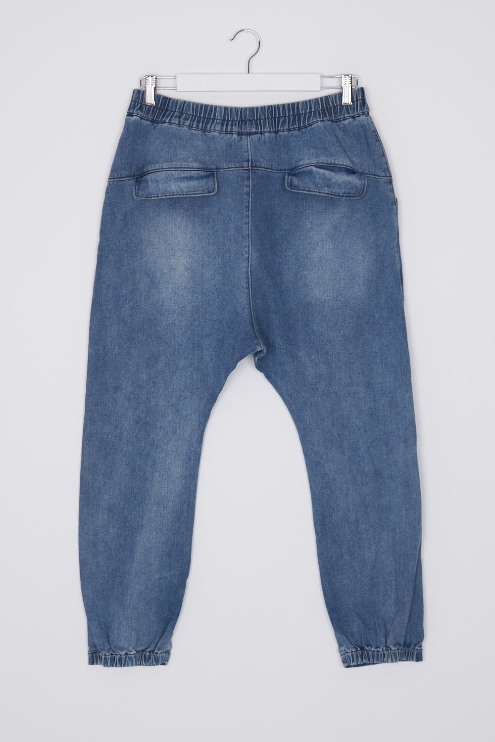 Eb &amp; Ive Blue Distressed Slim Leg Jeans L