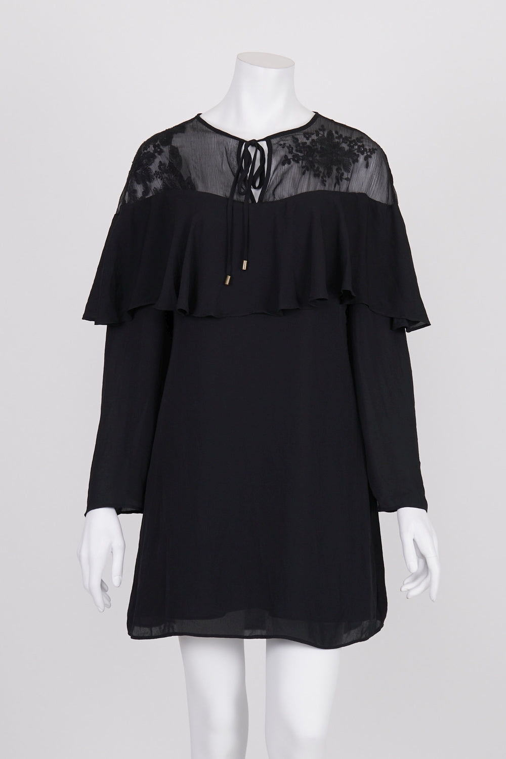 PS The Label Black Mini Dress S