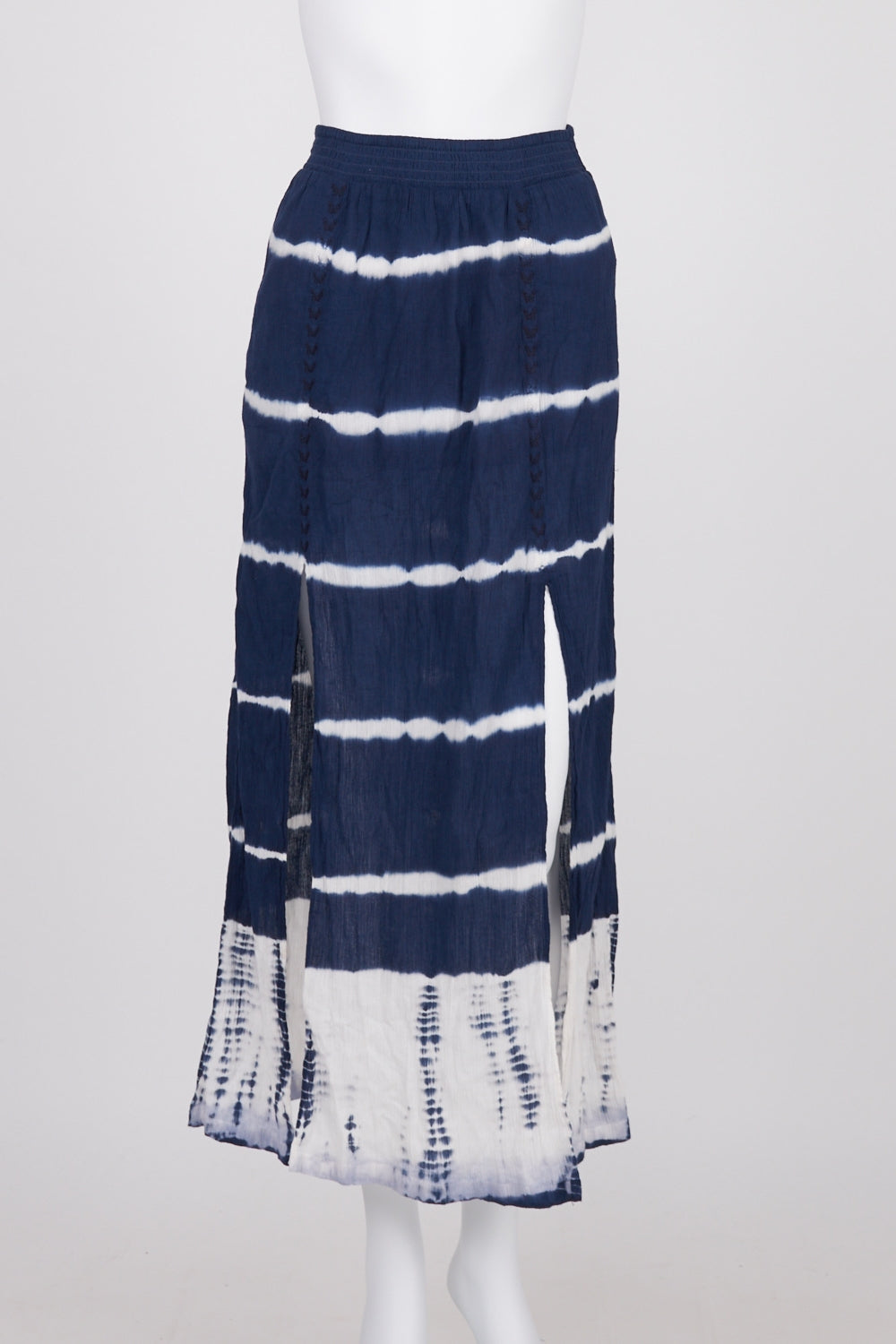 Ripcurl Navy And White Maxi Skirt 6