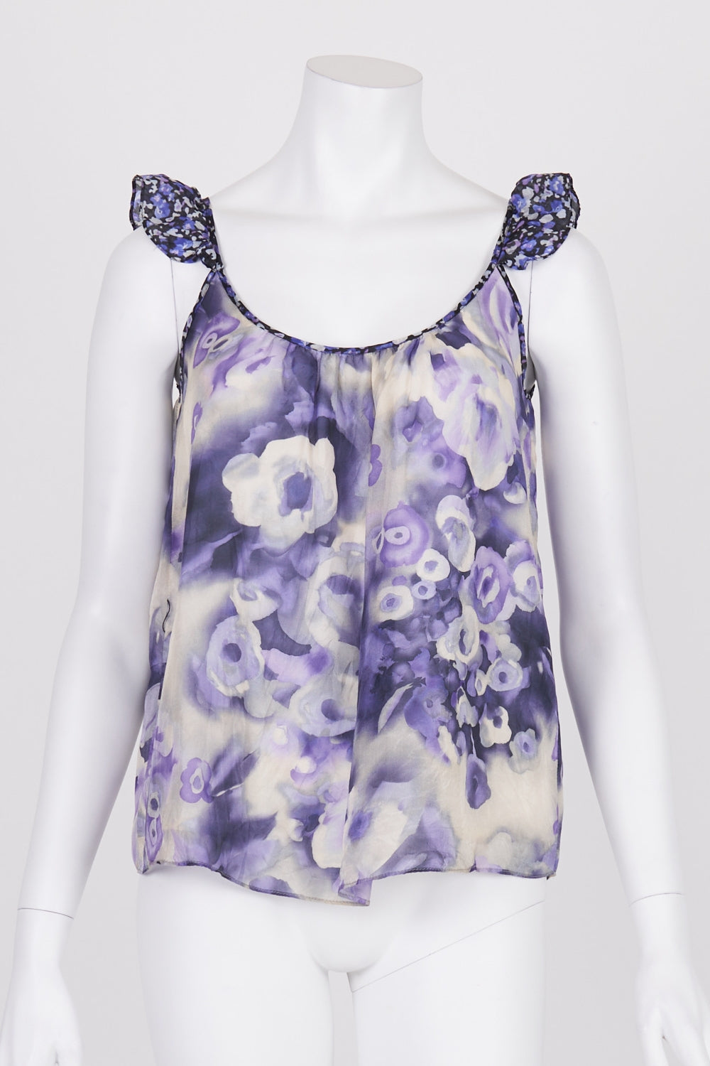 Review Floral Silk Top 10