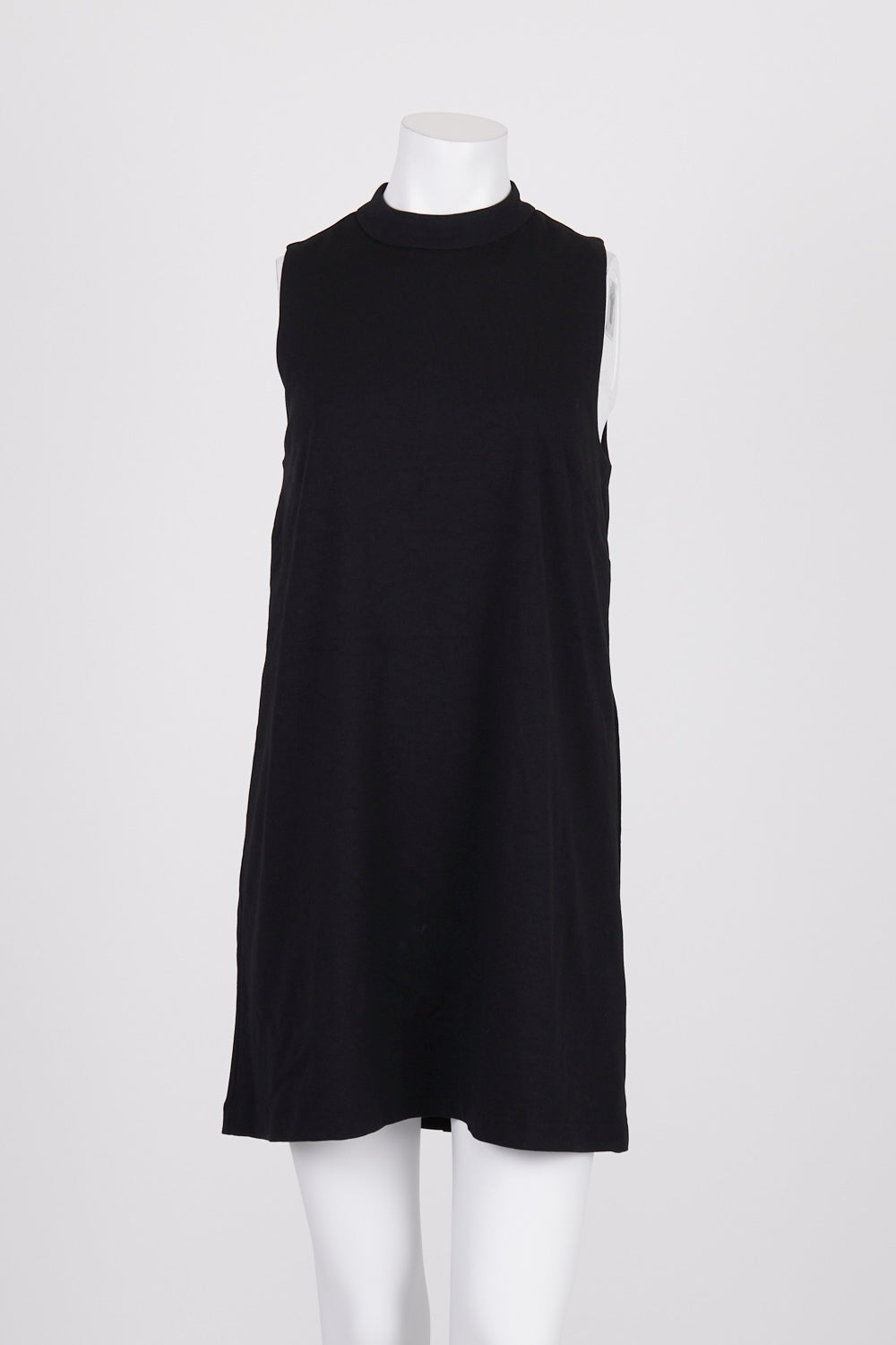 H&amp;M Black Sleeveless High Neck Dress S