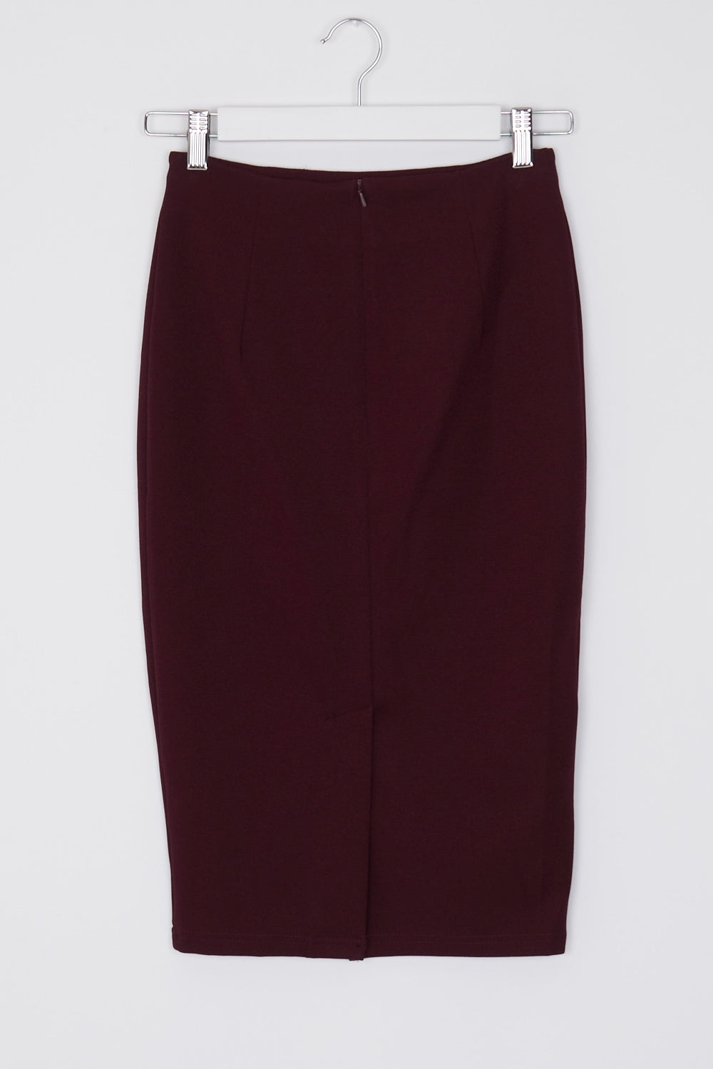 Forcast Burgundy Midi Skirt 6