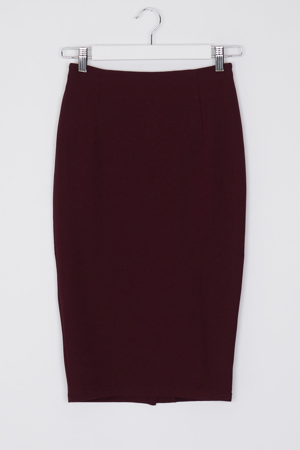 Forcast Burgundy Midi Skirt 6