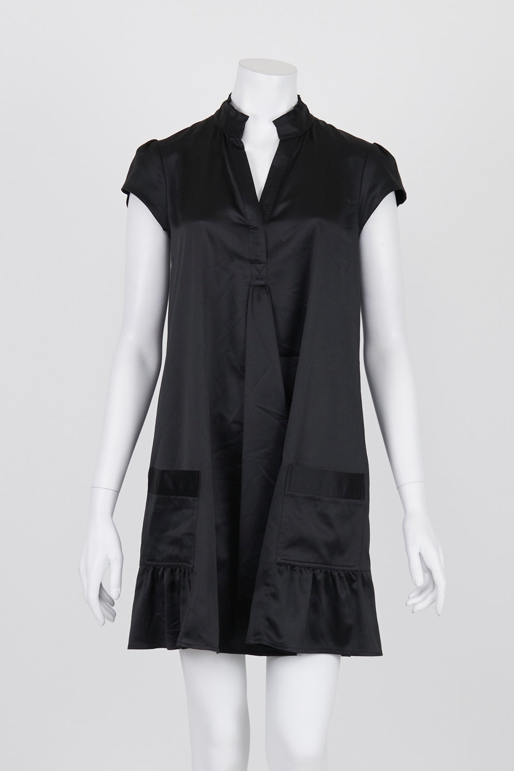 Miss Shop Black Short Sleeve Dress 10