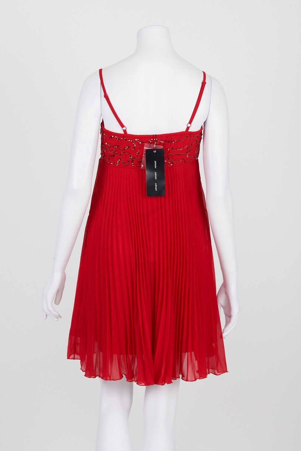 Apart Red Swing Dress 8