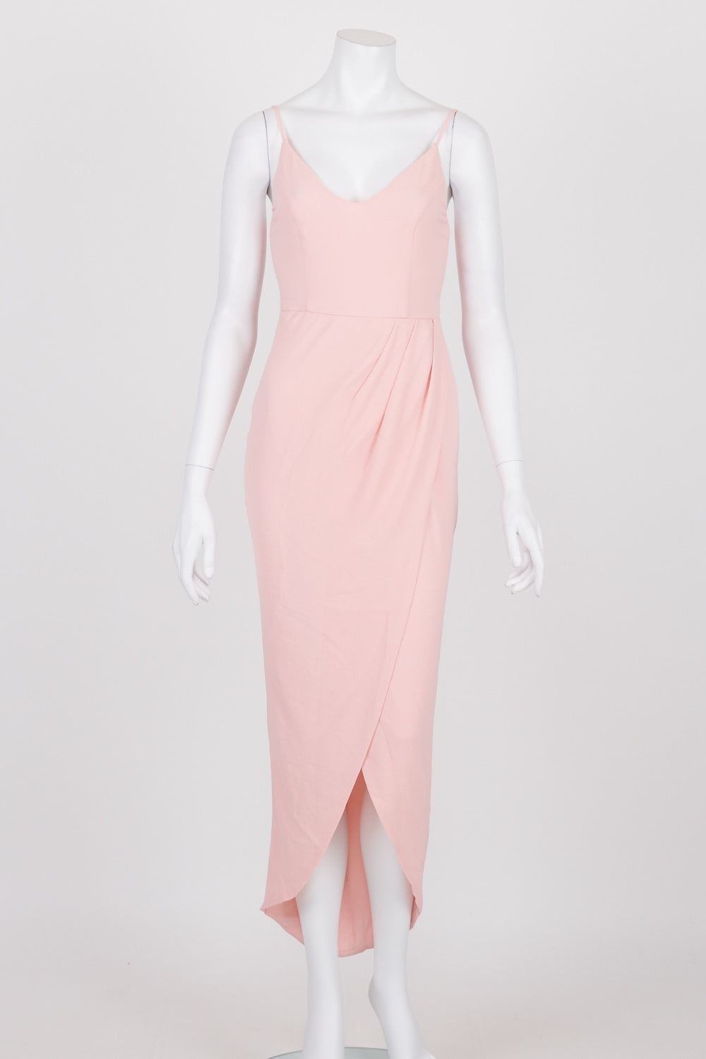 Showpo Pink Lucky Day Drape Maxi Dress 8