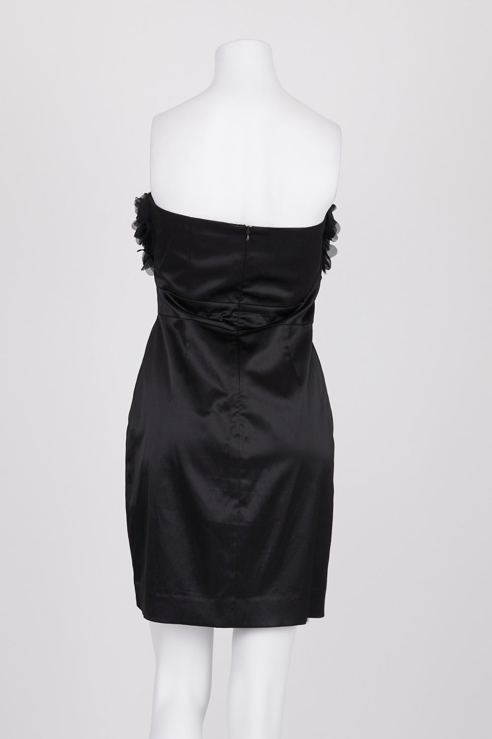 Review Black Strapless Dress